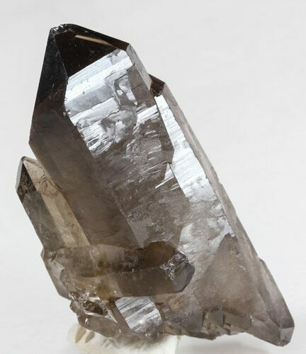 Dark Smoky Quartz Crystal - Brazil #34731